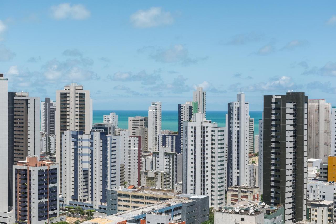 Excelente Flat Em Boa Viagem 2 Quartos Beach Class Ideal Para Familia Ou Viagens De Negocio Nob2104 Recife Eksteriør billede